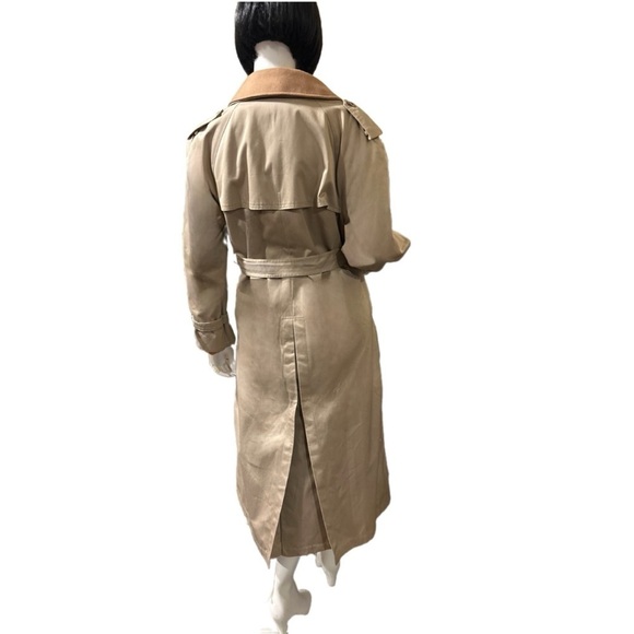 Evan Picone Women’s Classic Double-Breasted Trench Coat - Picture 3 of 5